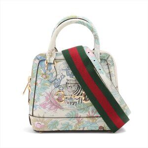 Gucci Horsebit 1955 Leather 2 Way Handbag Multicolor 677212